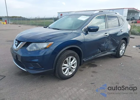 2015 Nissan Rogue Sv from USA, damaged, VIN 5N1AT2MV7FC811634